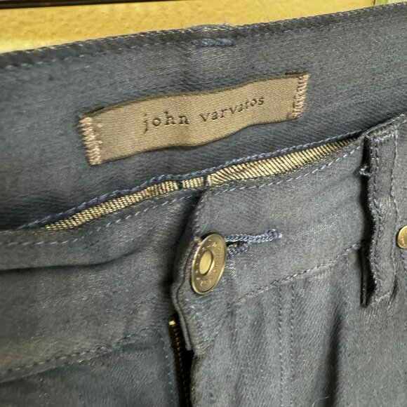 JOHN VARVATOS Coated Blue Skinny Jeans in sz. 30 (with tag) - Picture 3 of 7